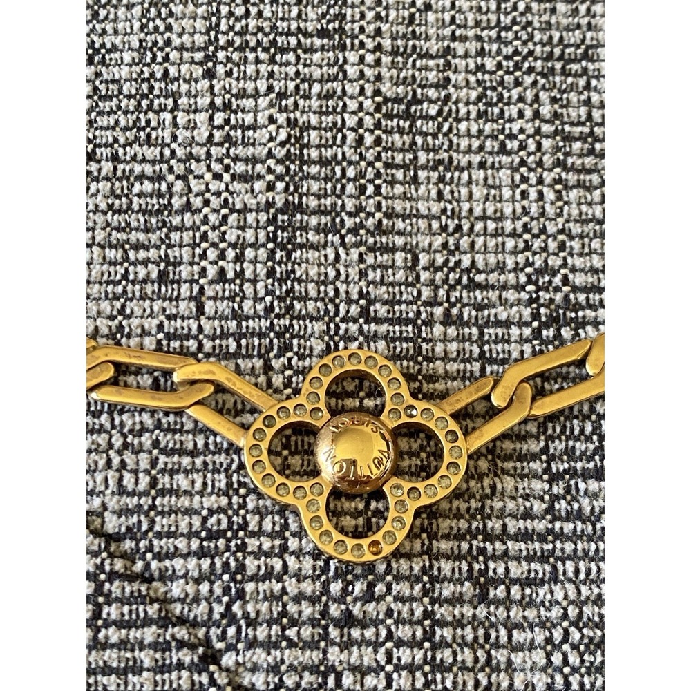 Auth Louis Vuitton Gamble Monogram Crystal Choker Necklace LE0190 In Box - Picture 3 of 12